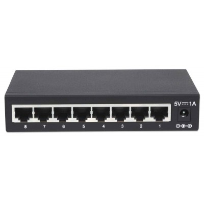 SWITCH 8 INTELLINET (RJ45) GIGABIT DESKTOP  Marca: INTELLINET Part-Number: 530347