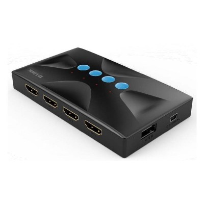 KVM SWITCH DLINK 4 IN 1 OUT HDMI 4K 30HZ  Marca: DLINK Part-Number: KVM-410HP
