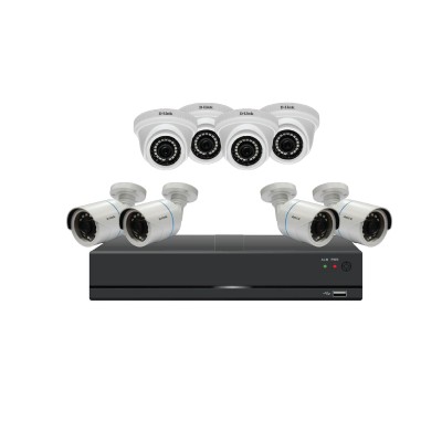 DLINK CAM 8 CAMERA DVR KIT  Marca: DLINK Part-Number: DCS-P8