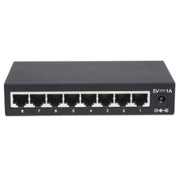 SWITCH 8 INTELLINET (RJ45) GIGABIT DESKTOP  Marca: INTELLINET Part-Number: 530347