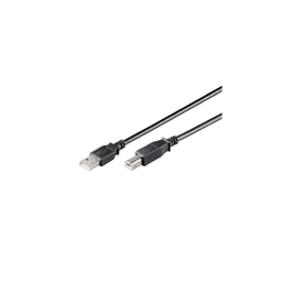 CABO USB-A 1MT (M) PARA USB-B (M) PRETO EWENT