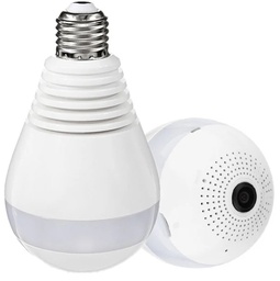 CAMERA LAMPADA PANORAMICA WI-FI 360 GRAU