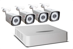 Kit de Vigilância AHD/DVR 4 Canais (4*C1069AH4) Cam 1080P Sem HDD referência: D3507HH4